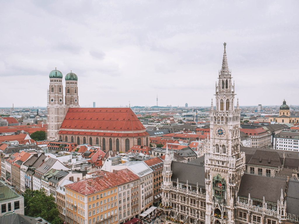 Ausblick Alter Peter in München Aussichtsplattform