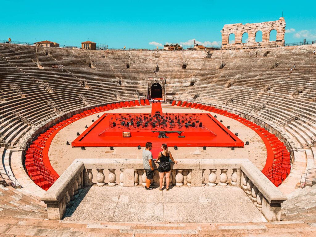 Amphitheater Verona von innen