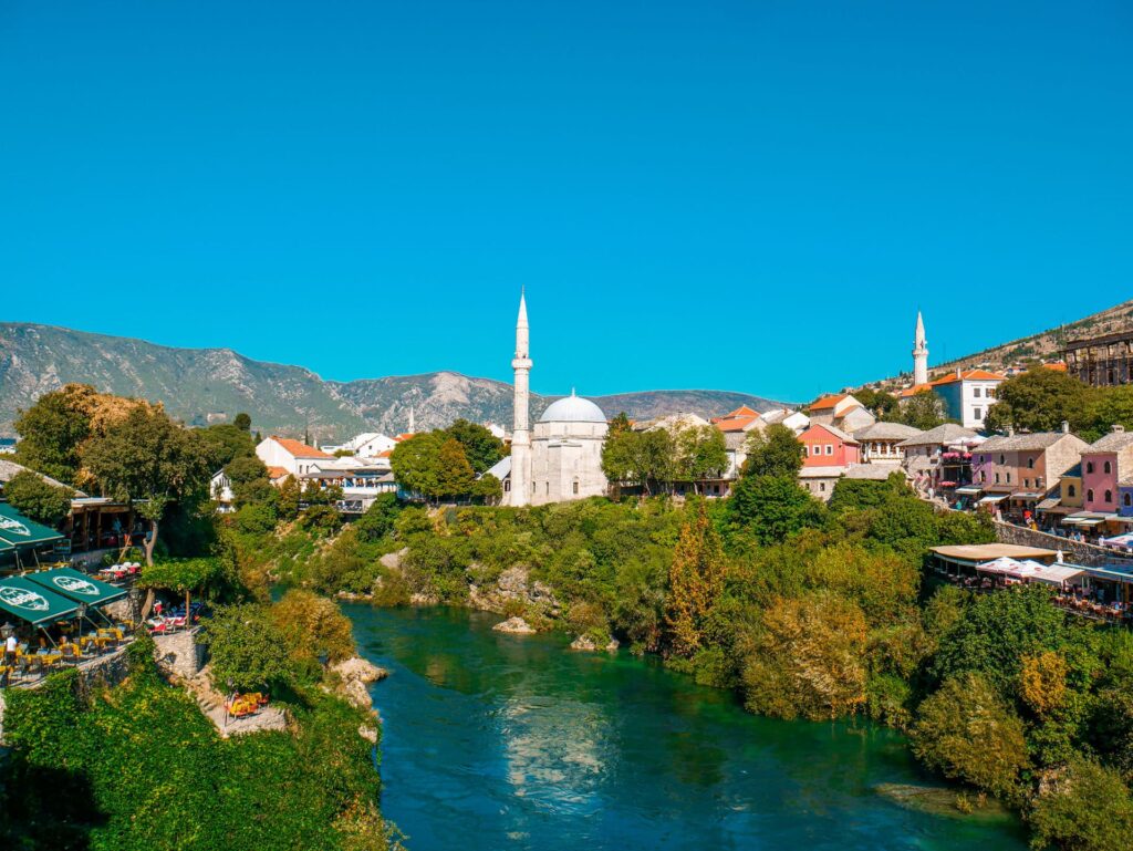 Mostar Stari Most Ausblick in Bosnien
