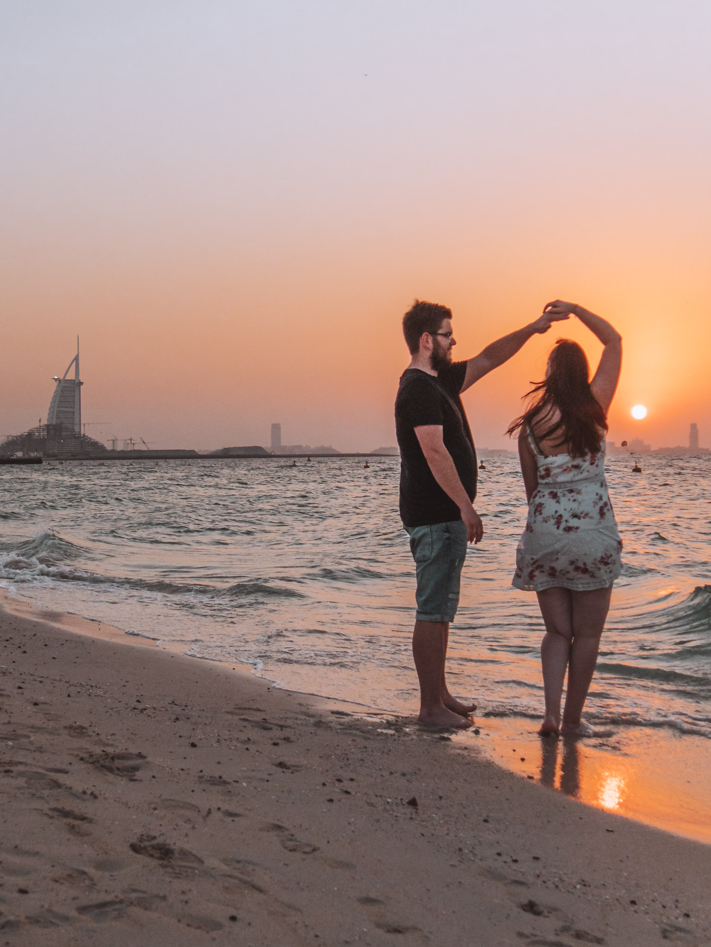 Schönste Strände Dubai - Kite Beach Jasmin und Alex