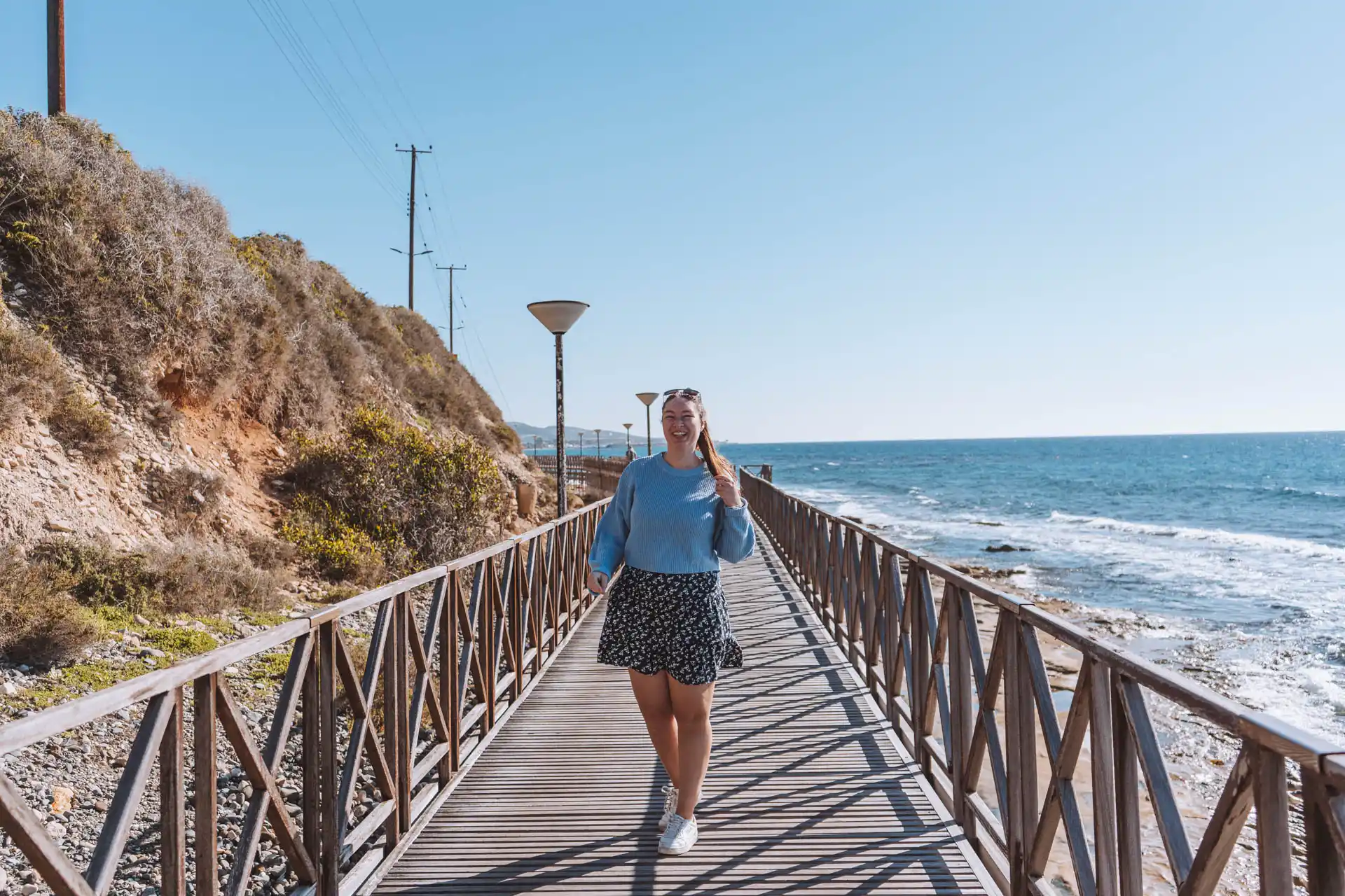 Amathus Seaside Walking Path Zypern Sehenswürdigkeiten am Meer