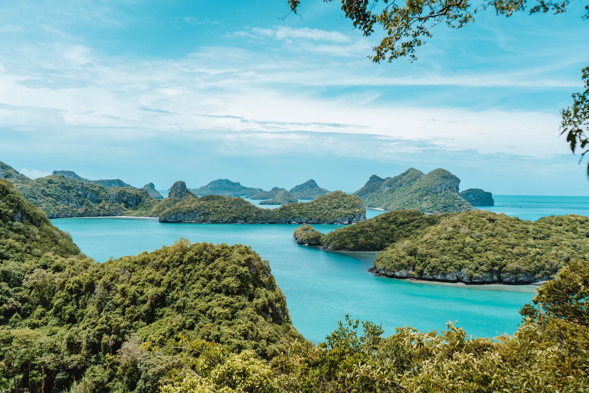 Aussicht Ang Thong Marine Nationalpark Tour Erfahrungsbericht