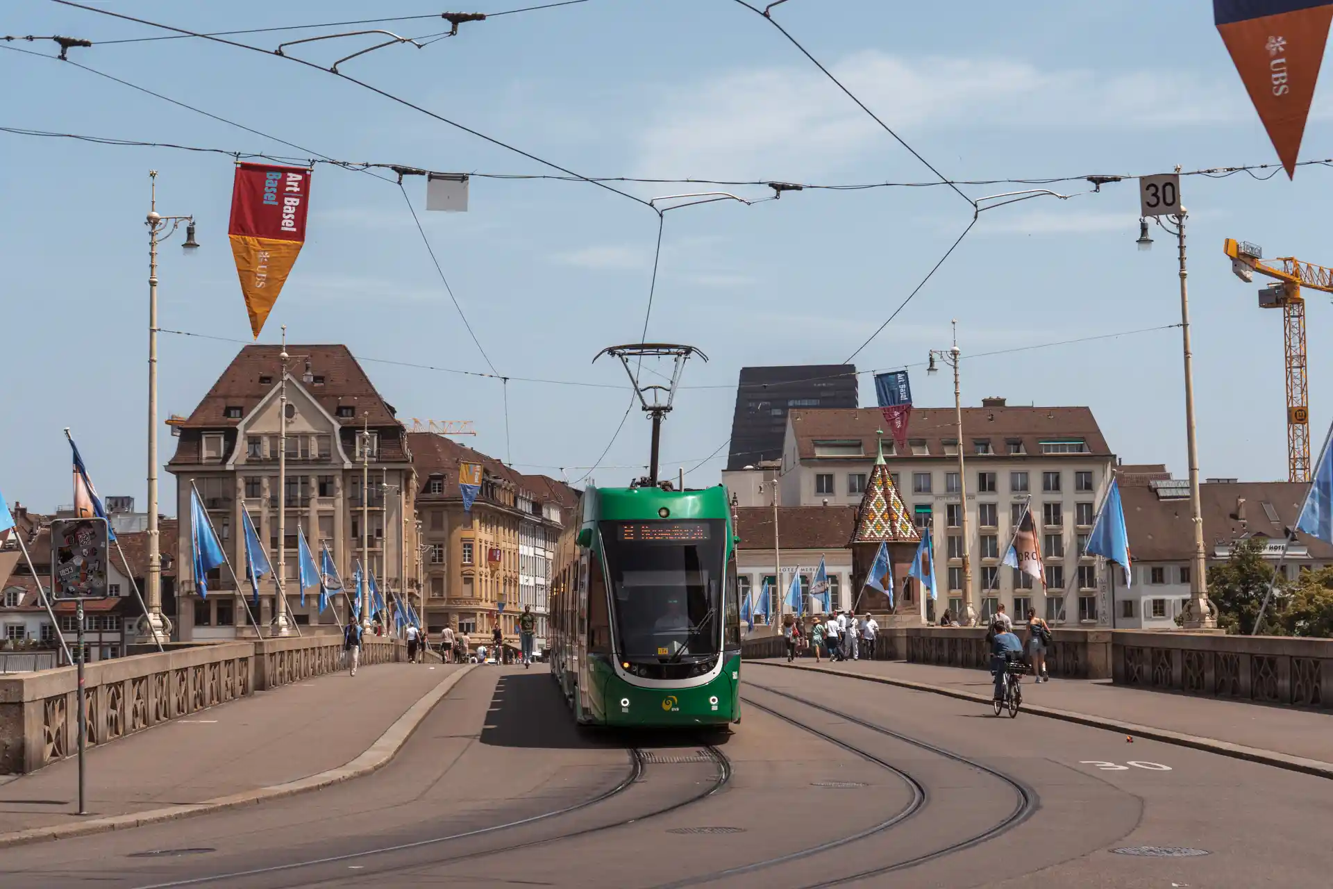 Basel Innenstadt Rhein