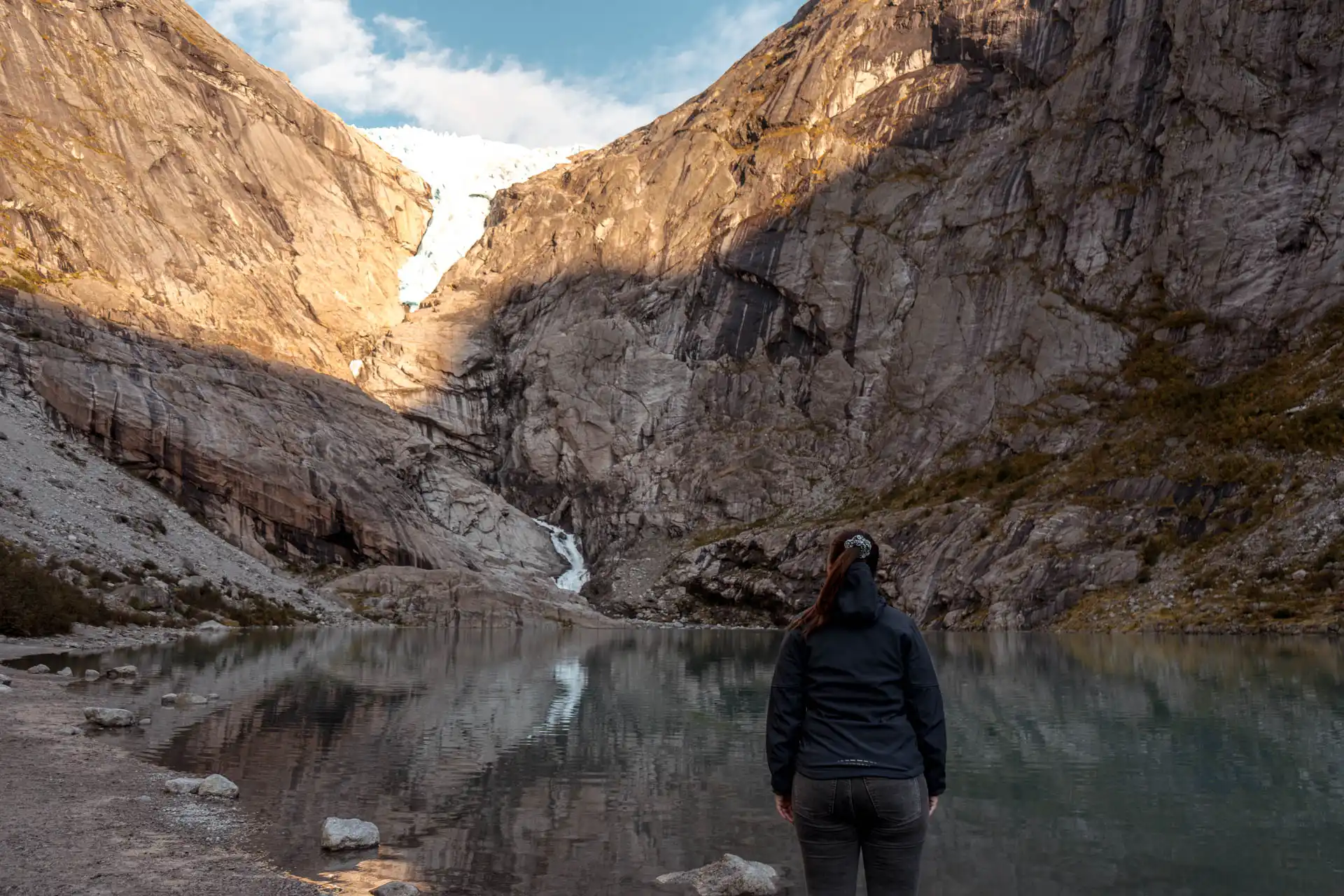 Briksdalsbreen Gletscher Norwegen