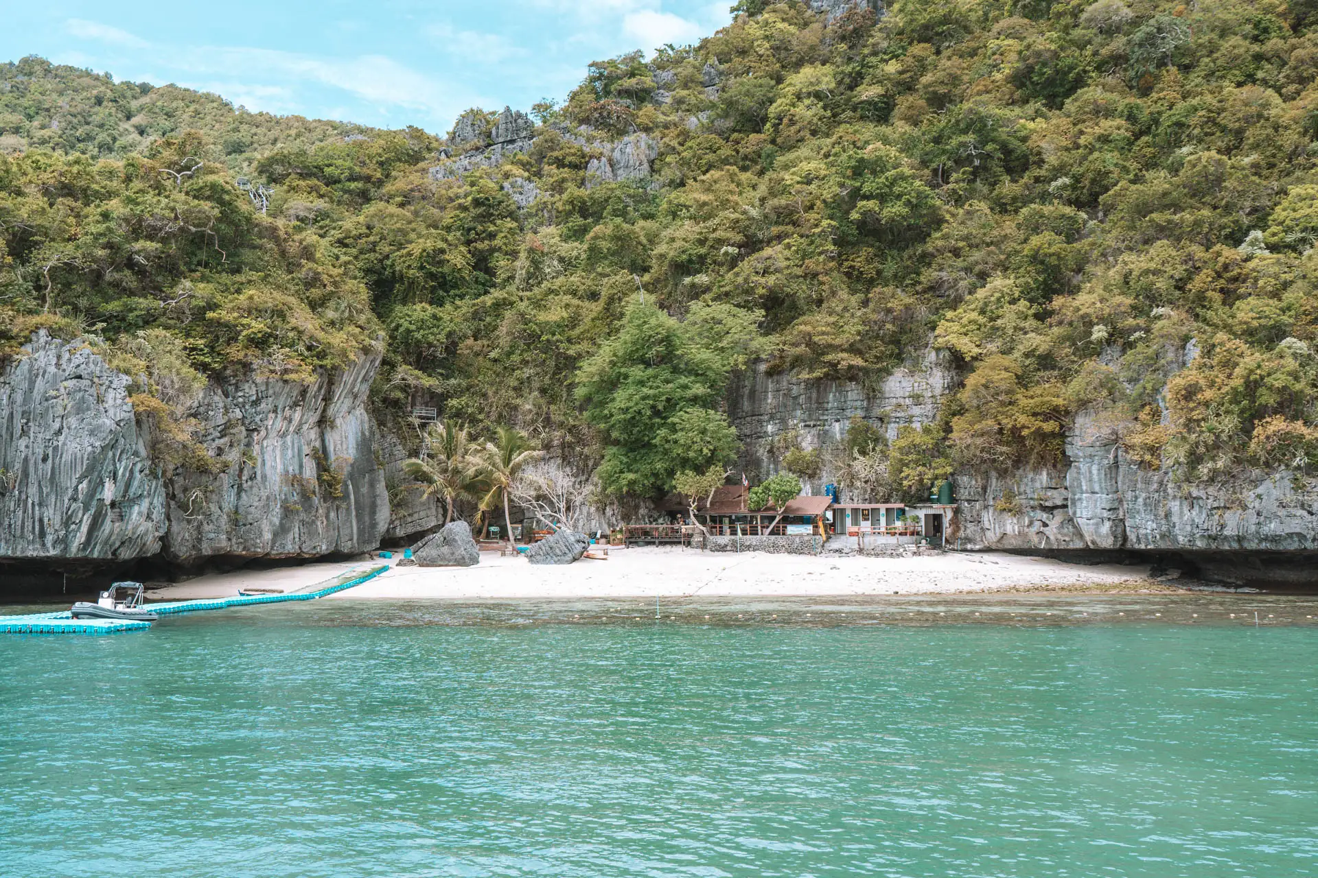 Einsame Strände Ang Thong Marine Nationalpark Tour