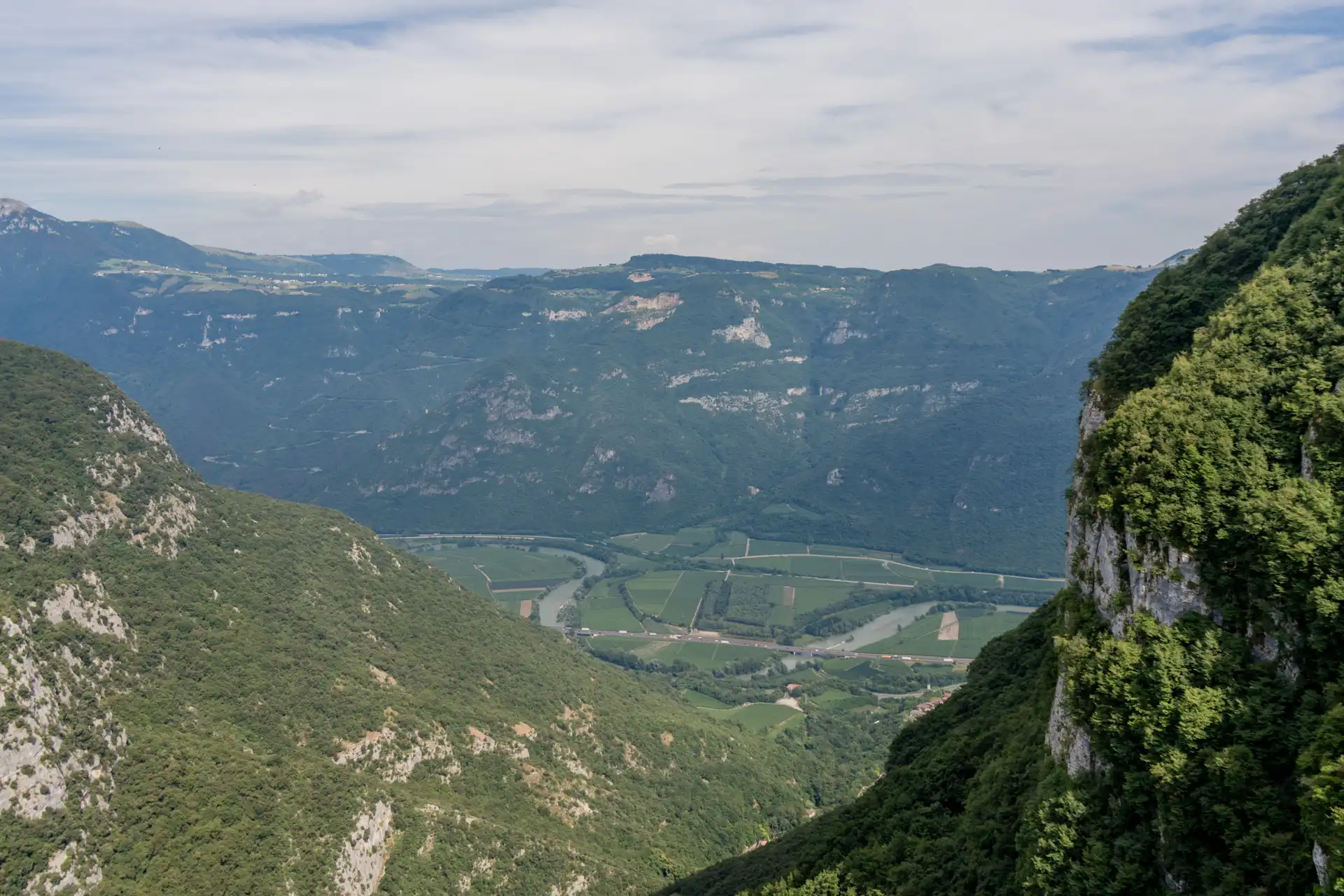Etschtal Aussicht Madonna della Corona