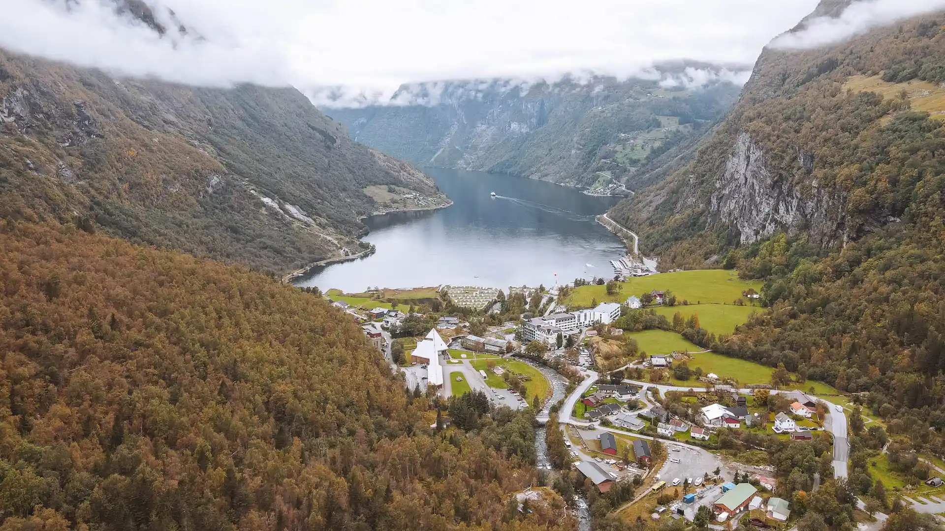 Geirangerfjord Norwegen Ausblick