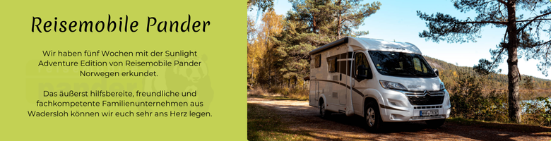 Reisemobile Pander Norwegen Banner