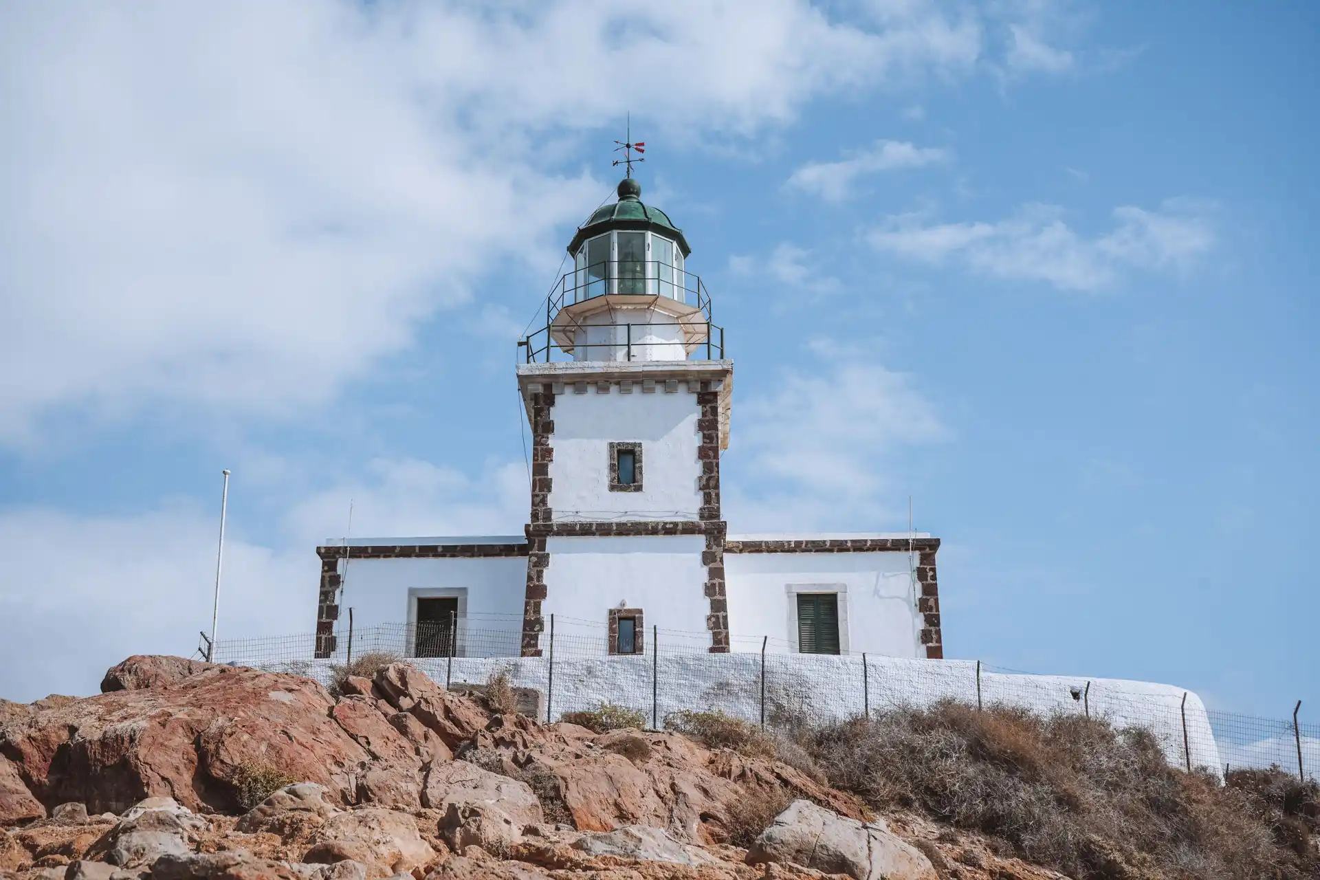 Santorini Leuchtturm Akrotiri