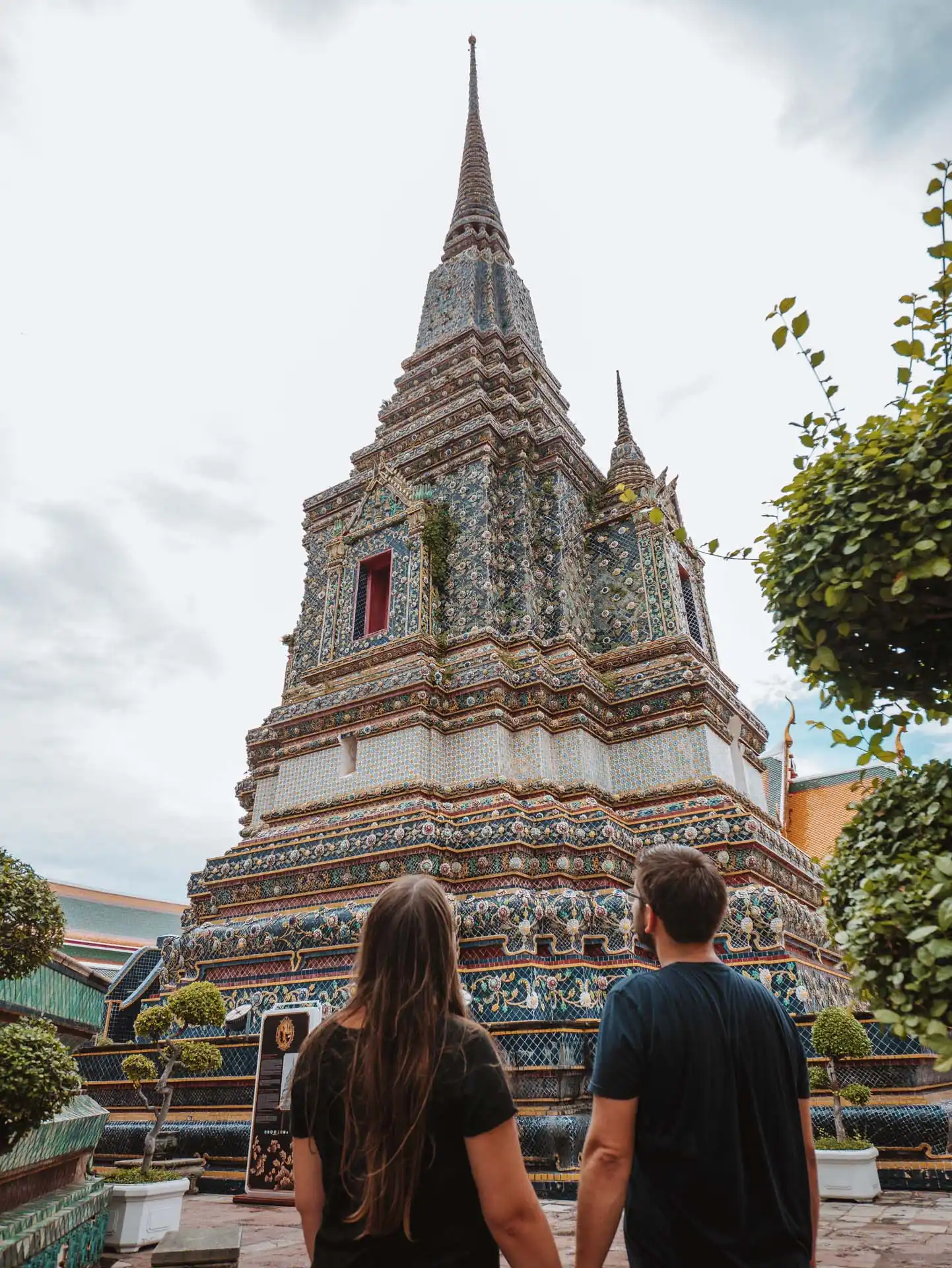 Wat Pho Tempel Chedi Bilder