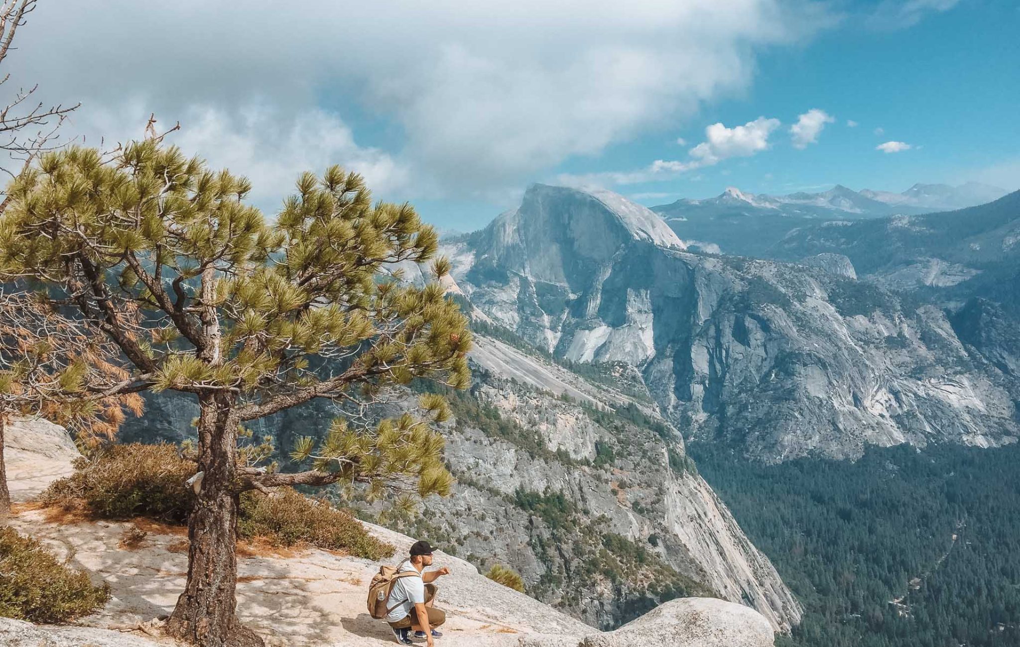 Yosemite Nationalpark USA Blick in die Ferne