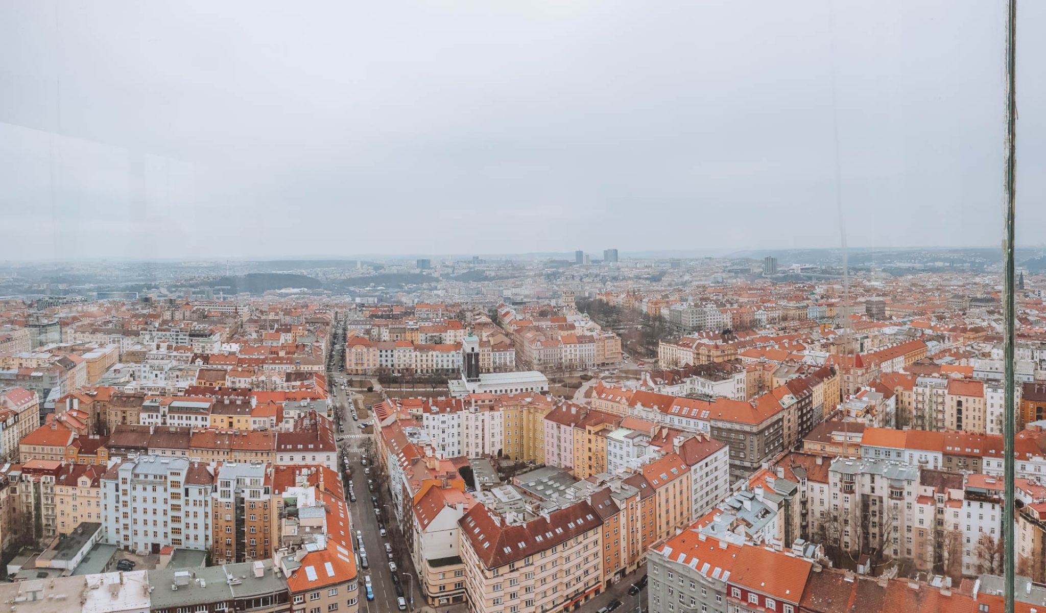 Aussicht Prager Fernsehturm Prag Städtereise