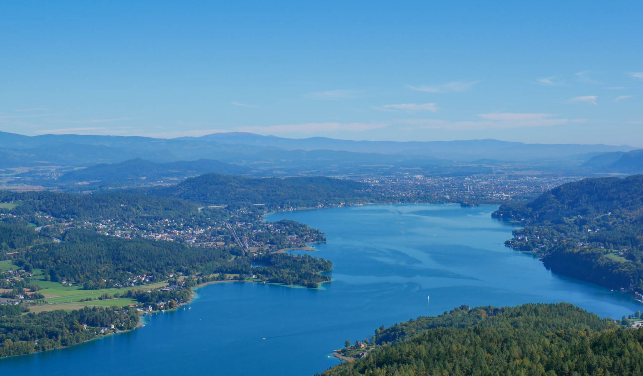 Aussicht Pyramidenkogel Wörthersee Österreich