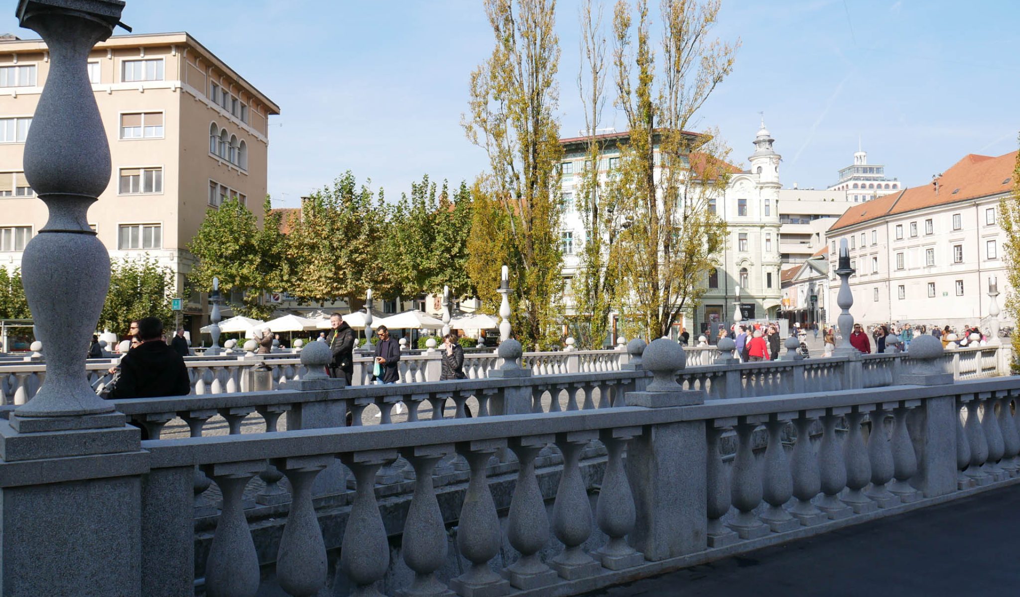 Sehenswürdigkeiten in Ljubljana Tromostovje